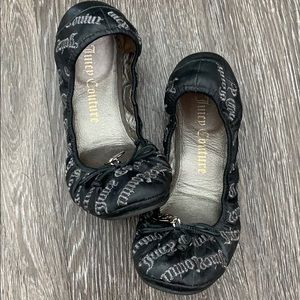 Juicy Couture Black Ballet Flats